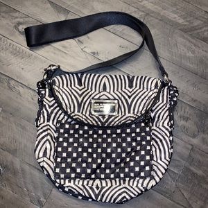 *Rare* Marc by Marc Jacobs Natasha Crossbody bag in black/white Signature Print